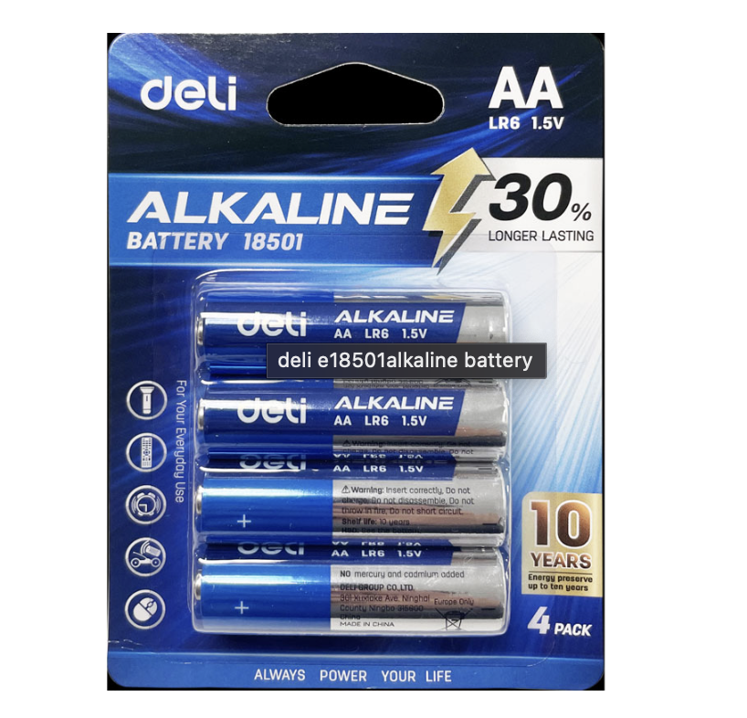 Deli-E18501 Alkaline Батарейка 4шт