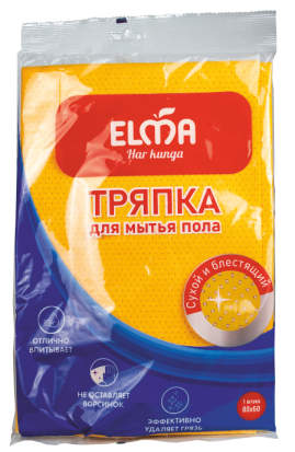 Сеточная тряпка Elma для мытья пола из нетканого материала 1 шт., 80×60 см (624)