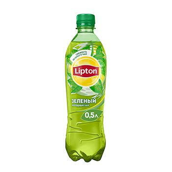 Зеленый чай Lipton Лимон, 0.5 л