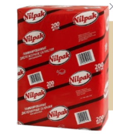 Полотенца для диспенсера «Nilpak» Z-сложение, 200 штук