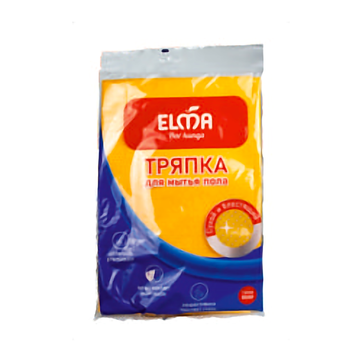 Сеточная тряпка Elma для мытья пола из нетканого материала 1 шт., 80×60 см (624)