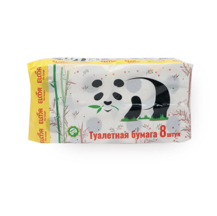 Panda с втулкой 8 штук Asian pack Туалетная бумага Elma