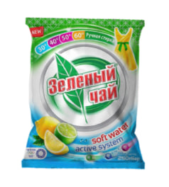 Стиральный порошок Зелёный чай - 250 гр ручной Лимон