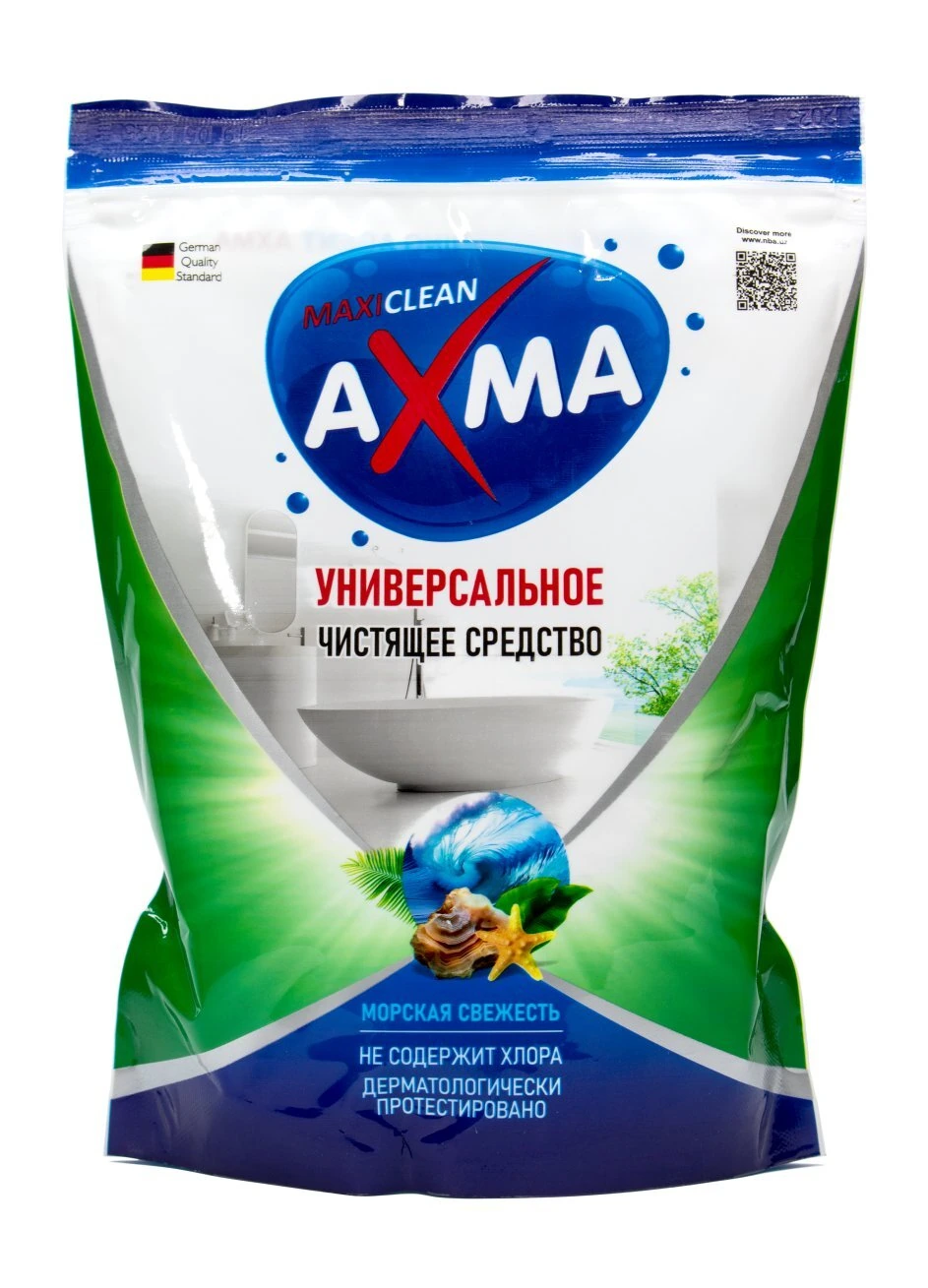 Средство чистящее универсальное "AXMA" 1 кг, Морская свежесть, (000508)