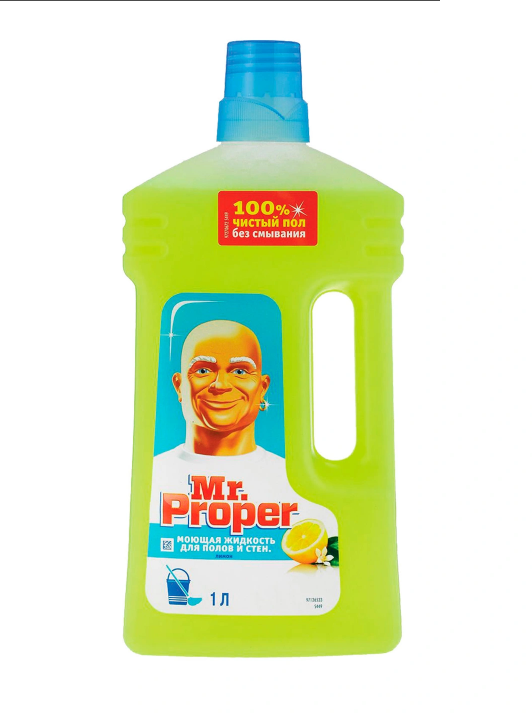 Средство для мытья полов и стен Mr.Proper, 1000 мл