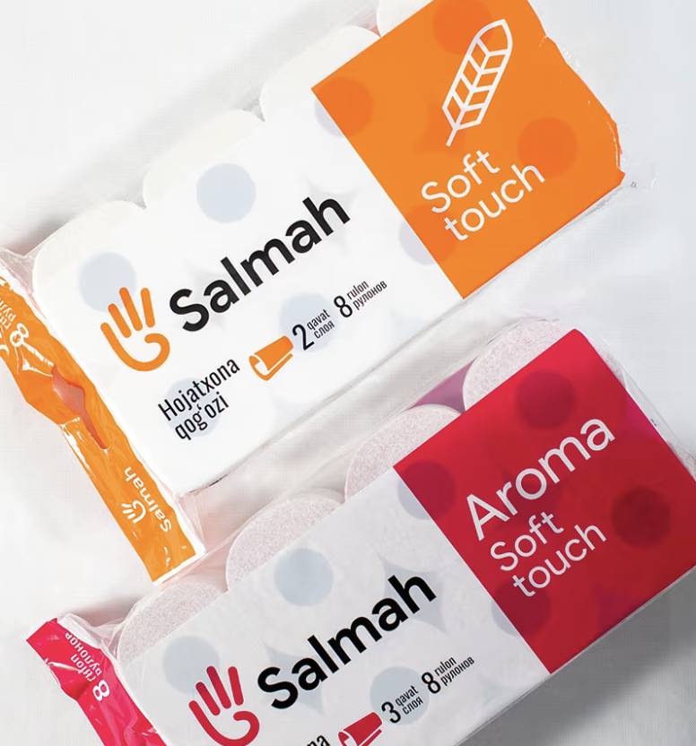 Salmah туалетная бумага aroma 8 шт
