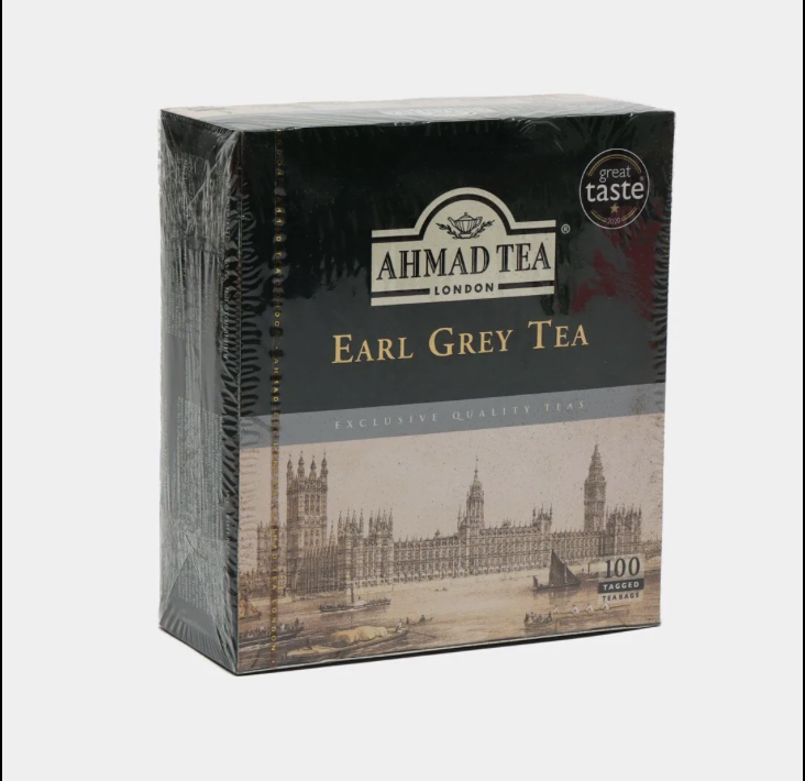 Ahmad tea earl grey 100 пакетиков