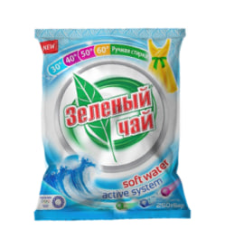 Стиральный порошок Зелёный чай - 250 гр ручной Морской