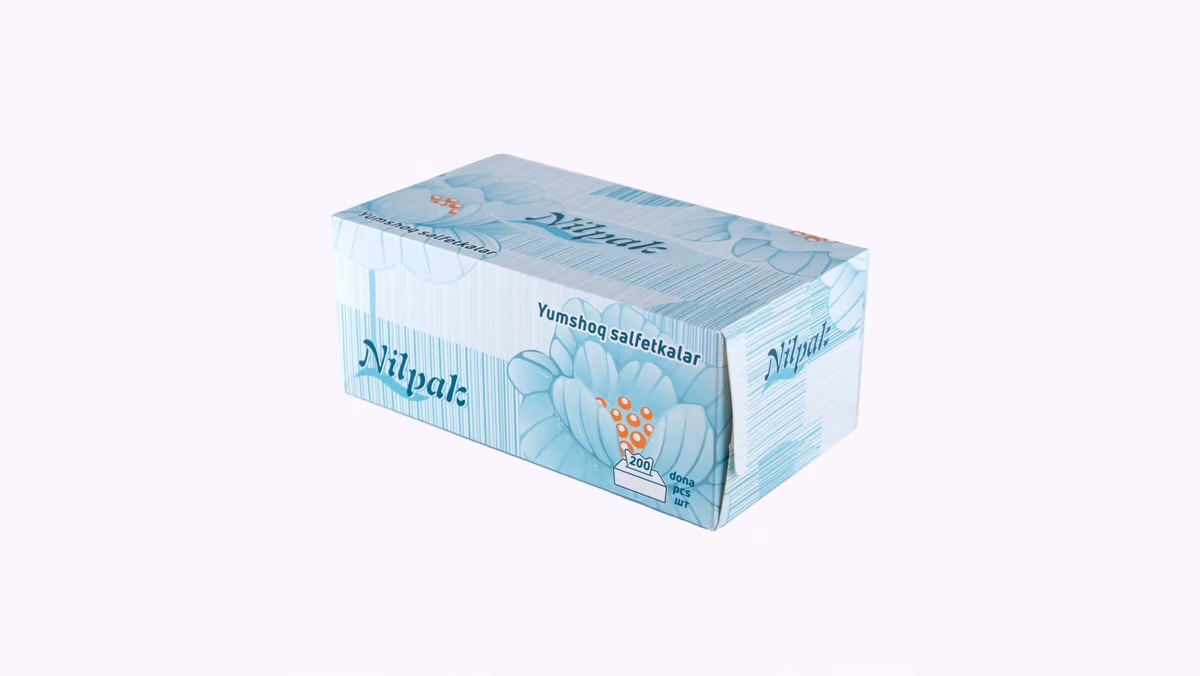 Nilpak салфетки коробочные салфетки 100шт