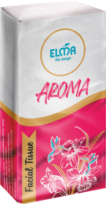 Бумажные носовые платки Elma Decor 10 шт., 100% Целлюлоза, 3 слоя, 20,5×20,5 см (218)