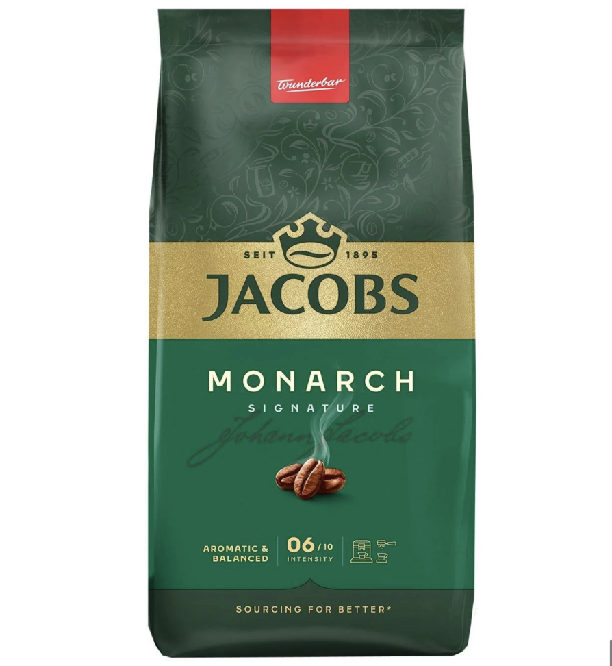 Кофе в зернах Jacobs Monarch 1000г