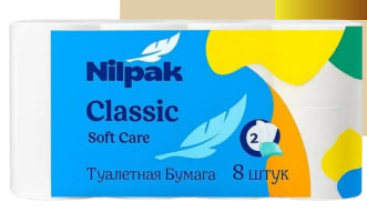 Nilpak Classic Soft Care hojatxona qog‘ozi 8 dona