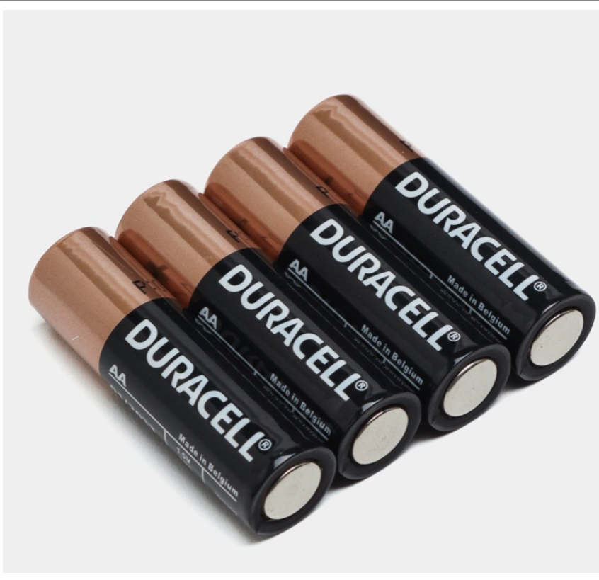 Батарейки Duracell АAA маленький 4 шт для мышки